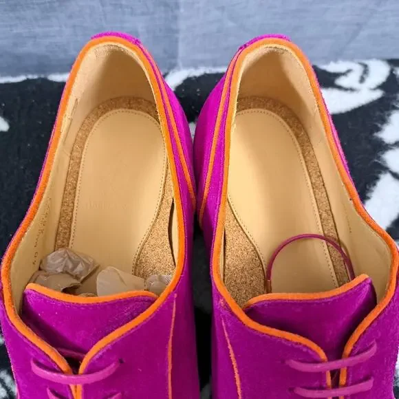 %The Office of Angela Scott Mr. Evans Wingtip Oxford Fuchsia US 9 - 9.5 / D4 - Picture 10 of 15